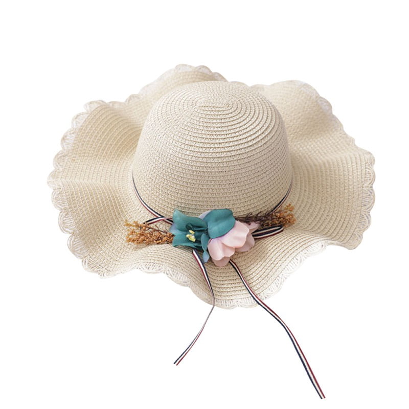 Beach Straw Hats Flat Cap-Straw hats 