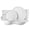 White-24 Piece (Service for 6), variant on 18 Piece (Service for 6) White Porcelain Dinnerware Set
