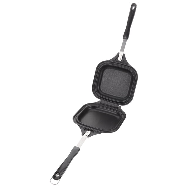 Minkissy Non Stick Griddle Pan 1Pcs Iron Sandwich Maker for Widely Applicable Cooking Enthusiasts