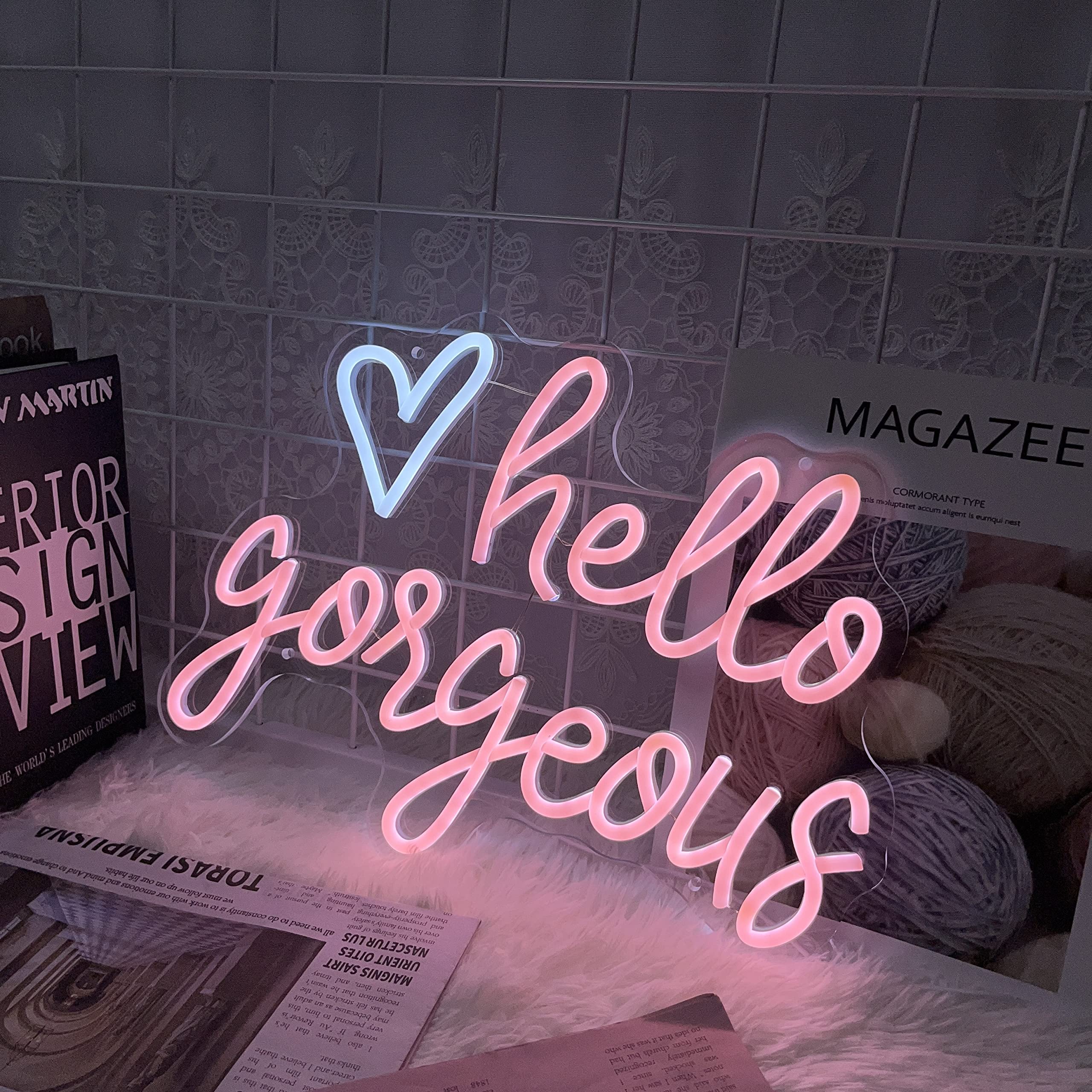 ZPL Neon Signs for Hello Wedding Light Neon Lights for