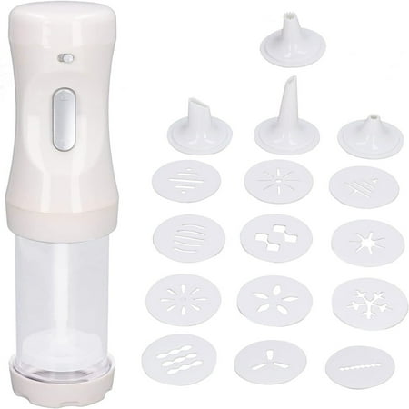 

Electric Cookie With 12 Discs And 4 Decorating Tips Electric Cookie Cookie Making Kit DIY Cookie Maker Homemade Baking Decorating Tool For Home Cake Shop Making Cookie Christmas Shapes Large Pumpkin