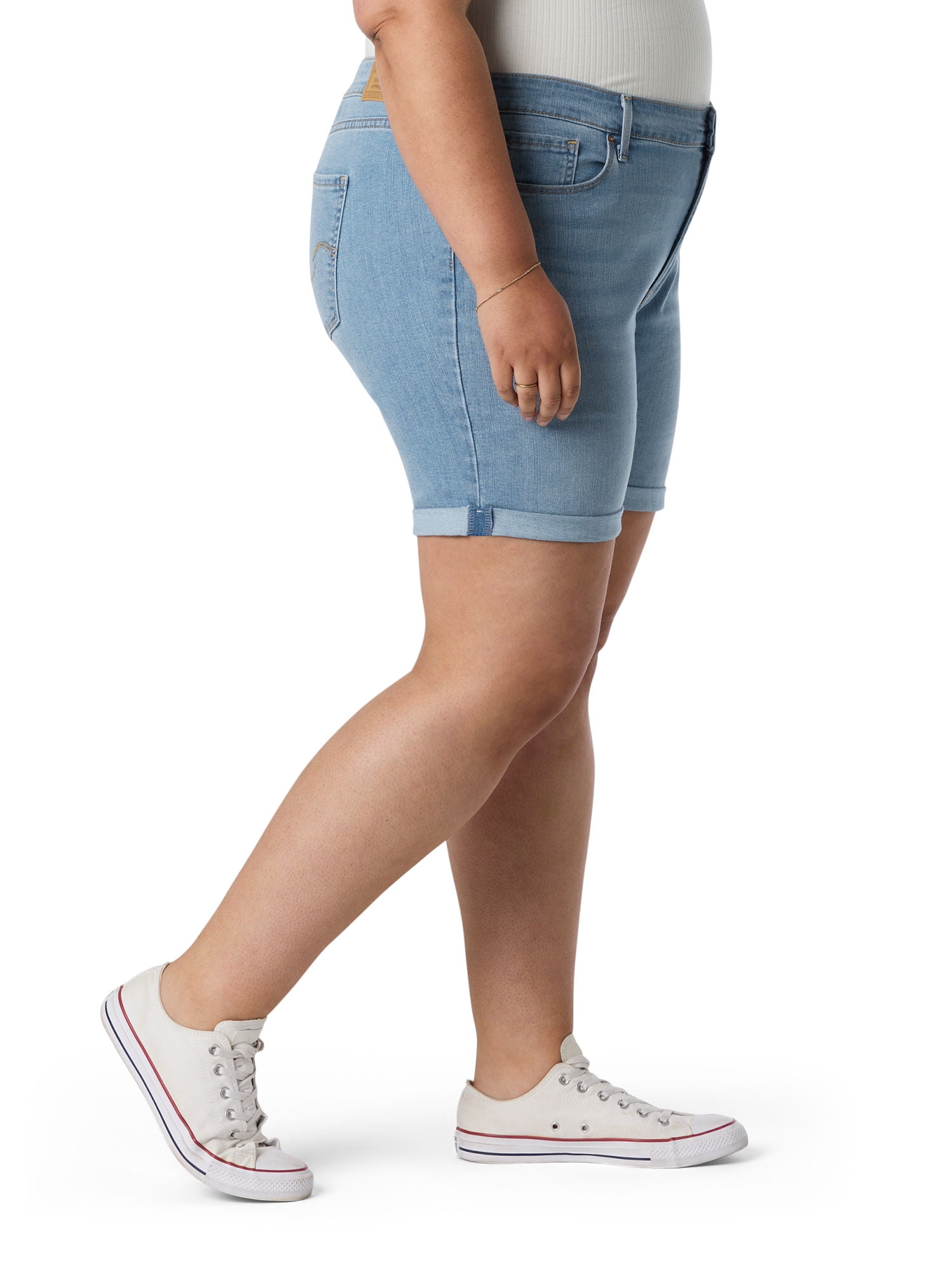 Levi Strauss Signature Women's and Women's Plus Mid Rise 5" Shorts, Sizes 0-26
