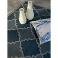 thumbnail image 2 of Furnish My Place Outdoor Collection Trellis Diamond Rug - 5 ft. 3 in. x 7 ft. 6 in. Midnight Blue, Geometric Water Proof Rug for Garden, Patio, 2 of 6