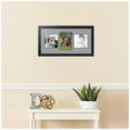 thumbnail image 2 of ArtToFrames Collage Photo Picture Frame with 1 - 5.5x8 and 2 - 6x6" Openings, Framed in Black with Silver and Black Mats (CDM-3926-1217), 2 of 8