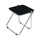 thumbnail image 4 of Mesa de comedor plegable con bandeja, antideslizante, resistente, estable, pequeña mesa auxiliar para el hogar, la sala de estar, el dormitorio y la Negro, 4 of 8