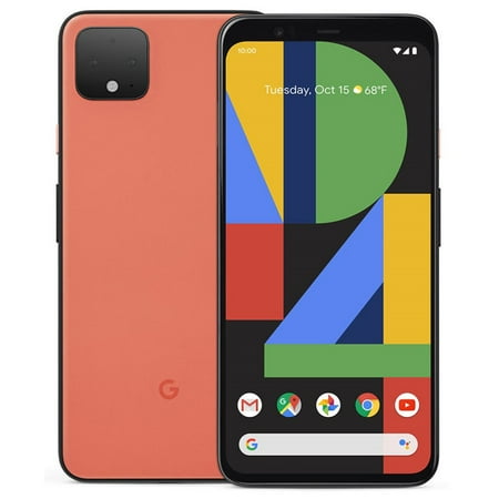 Restored Google Pixel 4 XL (64GB, 6GB) 6.3" (GSM + CDMA) 4G LTE Fully Unlocked (Verizon, T-Mobile, AT&T, Straight Talk) - Orange (Refurbished)