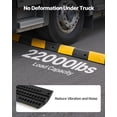 thumbnail image 3 of VEVOR 40 in Rubber Speed Bump, 2 Pack, 2 Channel Heavy Duty Traffic Speed Hump, 22000 lbs/Axle Load Capacity, Cable Protector Ramp with Expansion Screws, for Asphalt Concrete Gravel Driveway and Road, 3 of 9