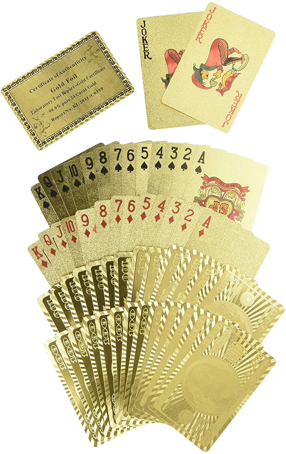 Trademark Poker GLDCARD Playing Cards - Walmart.com
