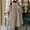 Khaki, variant on Womens Dresses Pocket Crew Neck Spring Casual Multi-way Summer Solid Sleeveless Womens Tie Side Tank Dress