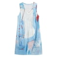 thumbnail image 4 of Dresses for Womens 2026 Summer Plus Size Fashion Print Sleeveless V-neck Loose Pocket V-neck Casual Dress, 4 of 6