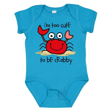 

Inktastic Too Cute Crab Gift Baby Boy or Baby Girl Bodysuit