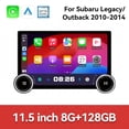 thumbnail image 3 of ZWNAV 11.5 inch Android 15 Car Radio For Subaru Legacy/Outback 2010-2014 Car Multimedia Video Player GPS Navigation Carplay Head Unit Touch Screen 4G, 3 of 15