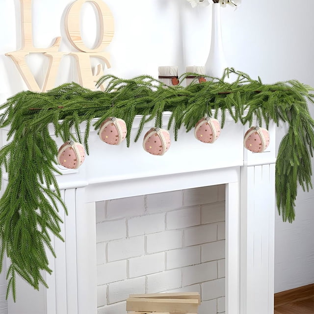 Adornos Navideños de Bolas de Espuma de 7,6 Cm | Bolas Colgantes con Estampado de Estrellas y Cubiertas de Tela | Juego de 4 para Decoración Navideña En Rojo, Blanco, Azul y Rosa