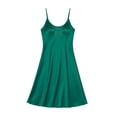 thumbnail image 2 of Bosfbaoi Satin Nightgowns for Women Adjustable Spaghetti Straps Sleeveless Chemise Sleep Dress, 2 of 8