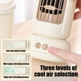 thumbnail image 7 of Vikakiooze Desktop Portable Fan With Three Wind Speeds Automatic Oscillating Head For A Cool And Soothing Feeling Suitable For Home Office And Bedroom Use, 7 of 7