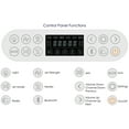 thumbnail image 3 of EAGO AM189ETL-R 6 ft Right Drain Acrylic White Whirlpool Bathtub w Fixtures, 3 of 12