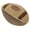 Beige, variant on Pet Life ® 'Pugskin' Durable Oxford Nylon and Mesh Plush Squeaky Football Dog Toy