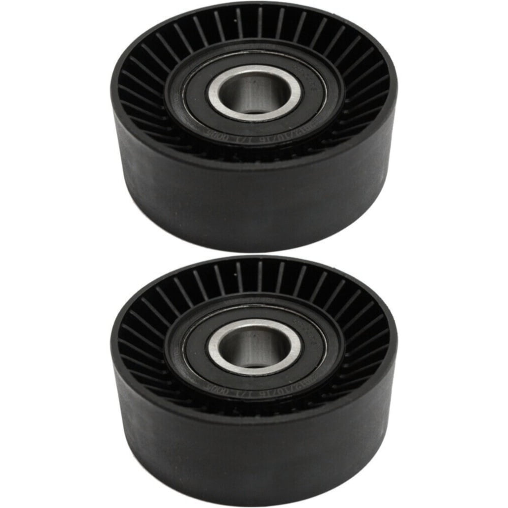 Set of 2 Accessory Belt Idler Pulleys Upper Coupe Sedan for Ram 1500