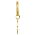 thumbnail image 3 of Gold Plated Solid Polished Round Key Ring - .2 Grams - Key Chain for Men, 3 of 5