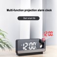 thumbnail image 4 of Mirror projection clock LED large screen display silent snooze creative electronic projection alarm clock, 4 of 6