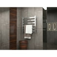 thumbnail image 2 of Note 6-Bar Stainless Steel Wall Mounted Electric Towel Warmer Rack in Polished Chrome, 2 of 3