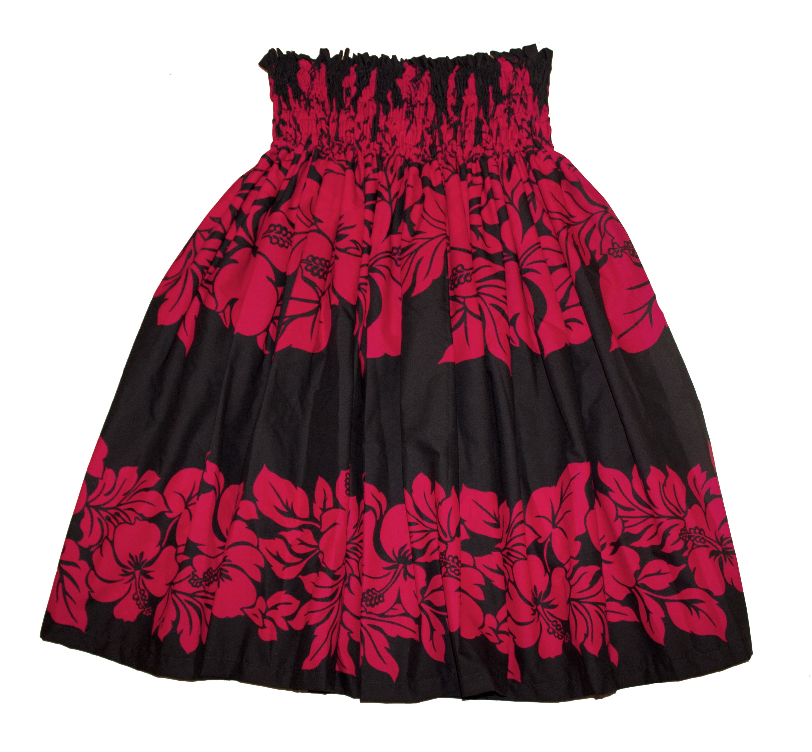 black hawaiian skirt
