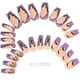 thumbnail image 2 of 24 Uds prensa en las uñas Halloween uñas postizas largas prensa falsa en las uñas uñas postizas de Halloween, 2 of 5
