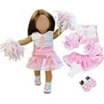 thumbnail image 5 of Cheerleader Doll Outfit for 18" Dolls - 4 Piece Cheerleading Costume Clothes Include Poms Poms, Uniform, Socks, & Cheer Shoes - School Sports Cheerleading, 5 of 5