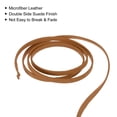 thumbnail image 4 of Unique Bargains 49.21 Yards 5mm Flat Suede Cord Leather String for DIY Crafts Dark Yellow 1 Roll, 4 of 4