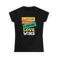 thumbnail image 3 of Love Wins Lesbian Gay Bisexual Transgender LGBT Ally Womens T Shirts, 3 of 8