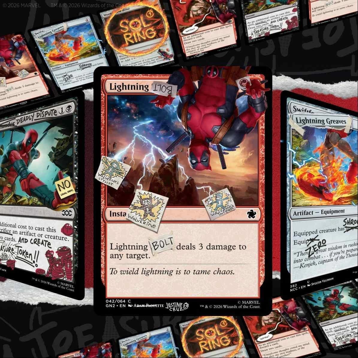 Magic: The Gathering Secret Lair x Marvel's Deadpool: I Fixed It (You're Welcome) Non-Foil Edition