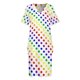 thumbnail image 3 of Vestido de bolsillo suelto con lunares Ropa de mujer Vestido de fiesta mujer elegante lujo, 3 of 6