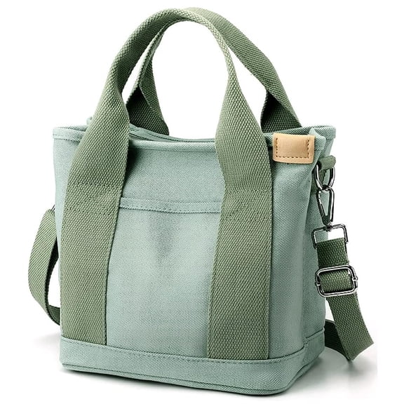 Small Tote Bag with Zipper Tote Bag for Women Canvas Crossbody Bag Shoulder Bag Satchel Hobo Bag Messenger Bag 2023