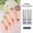 A2, variant on YTTAL Rainbow Glitter Toe Nail Stickers - Buy 2 Get 1 Free, Long Lasting Water Resistant Gradient Nail Wraps for Summer Beach Pedicure, Easy Apply Full Cover Nail Decals for Women