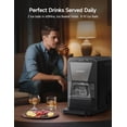 thumbnail image 4 of HiCOZY Ice Maker Clear Ice Ball Maker Countertop, Sphere Ice Maker with IcyGem Technology, 2 Ice Balls in 60Mins, 40 pcs/Day, Self-Cleaning Ice Machine with Ice Tong for Cocktails, Whiskey & Bourbon, 4 of 8