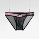 thumbnail image 1 of Calzones Para Hombre, Calzoncillos Triangulares De Cintura Baja De Algodón Transparente Para Hombre, 1 of 3
