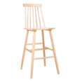 thumbnail image 4 of SAFAVIEH Beaufort Solid Spindle Back Bar Stool with Footrest, Natural, 4 of 9