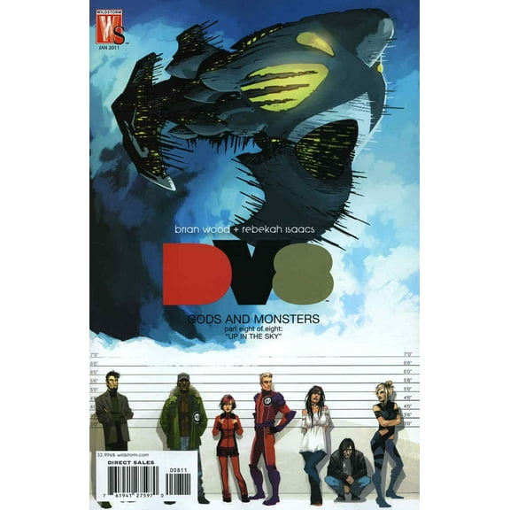 DV8: Gods and Monsters #8 VF ; WildStorm Comic Book
