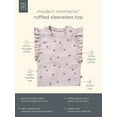 thumbnail image 6 of Modern Moments By Gerber Toddler Girl Organic Ruffled Sleeve Top, Sizes 12M-5T, 6 of 7