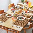thumbnail image 2 of Leopard Pattern Summer Placemats Table Placemats Set Of 4-Linen Kitchen Washable Placemats Table Mats 11.8"x17.7"Non-Slip Heat Resistant, 2 of 6