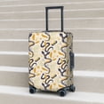 thumbnail image 4 of Salouo Snake And Floral Pattern Travel Dust-proof Suitcase Cover, Softside Suitcase Protector Luggage Cover Protector for 18-32inch ,Not Included Suitcase, 4 of 8
