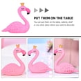 thumbnail image 3 of OHOIOLLA 6Ud Pequeñas De Flamencos De PVC Para Decorar , Mesas Y Estantes En Color Rosa, 3 of 7