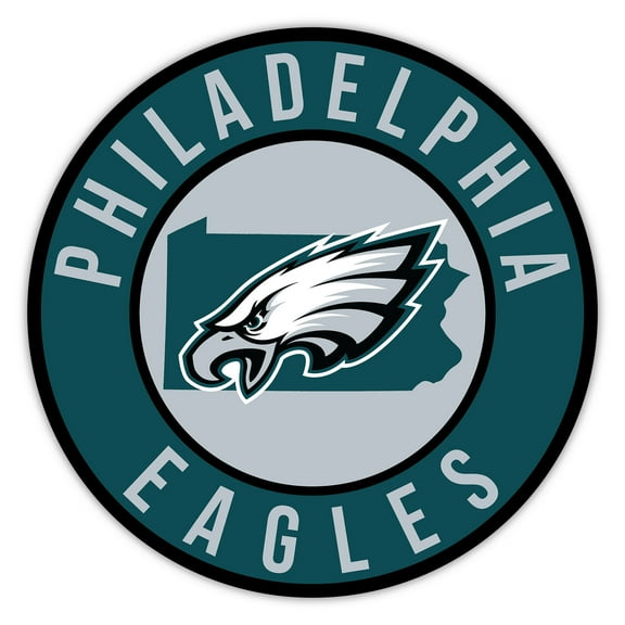 Philadelphia Eagles 15" State Circle Sign