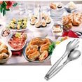thumbnail image 3 of KAIYANG 2 pinzas de acero inoxidable para ensalada, pinzas para cocinar, pinzas para parrilla para cocina, fiesta, 3 of 4
