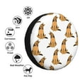 thumbnail image 4 of Rateoe German Shepherd Dog Pattern Tire Cover Wheel Protectors Weatherproof Wheel Covers Universal Fit for Trailer Rv SUV Truck Camper Travel Trailers Accessories-15 inch, 4 of 6