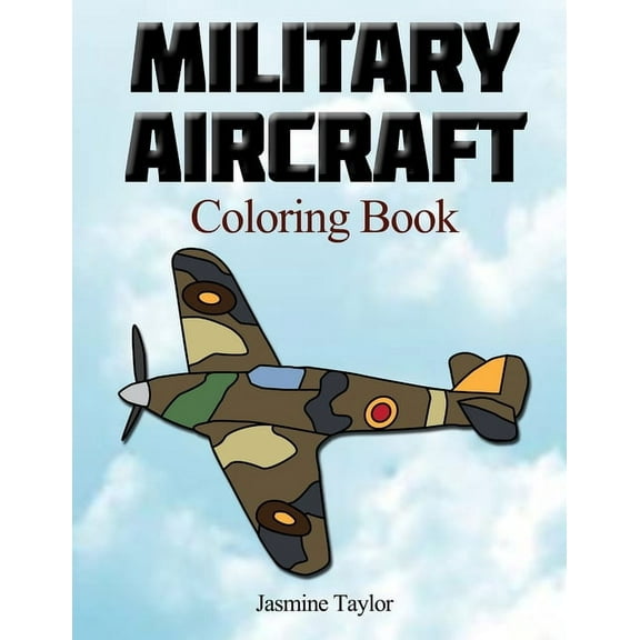 Military Aircraft Coloriong Book, (Paperback)