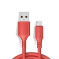 thumbnail image 1 of Amdohai Micro-USB Cable Micro USB to USB 2.0 3A Fast Charging Cable Durable Charger Cord for Android Mobile Phones Red, 1 of 9