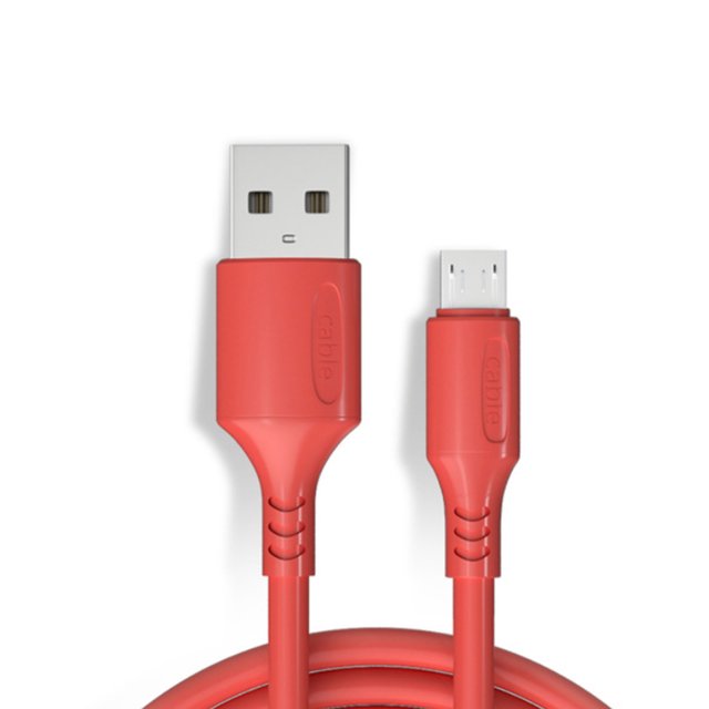 Amdohai Micro-USB Cable Micro USB to USB 2.0 3A Fast Charging Cable Durable Charger Cord for Android Mobile Phones Red