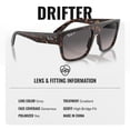 thumbnail image 5 of Ray-Ban RB0360S DRIFTER POLARIZED Square Shaped Sunglasses for Men & Women - Includes Official Rayban Eyewear Kit - Ideal Formal & Casual Wear Sunglasses - Grey Lens, 5 of 7