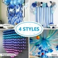 thumbnail image 6 of PartyWoo Crepe Paper Streamers 6 Rolls 492ft, Pack of Blue, Pastel Blue, Green and Lime Party Streamers for Birthday Decorations, Party Decorations, Wedding Decorations (1.8 Inch x 82 Ft/Roll), 6 of 10